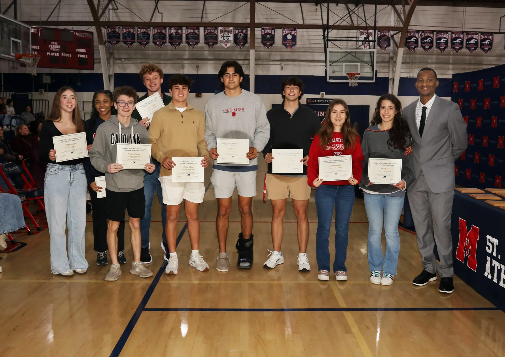 Fall Athletes Recognized at 2025 Athletic Awards Ceremony