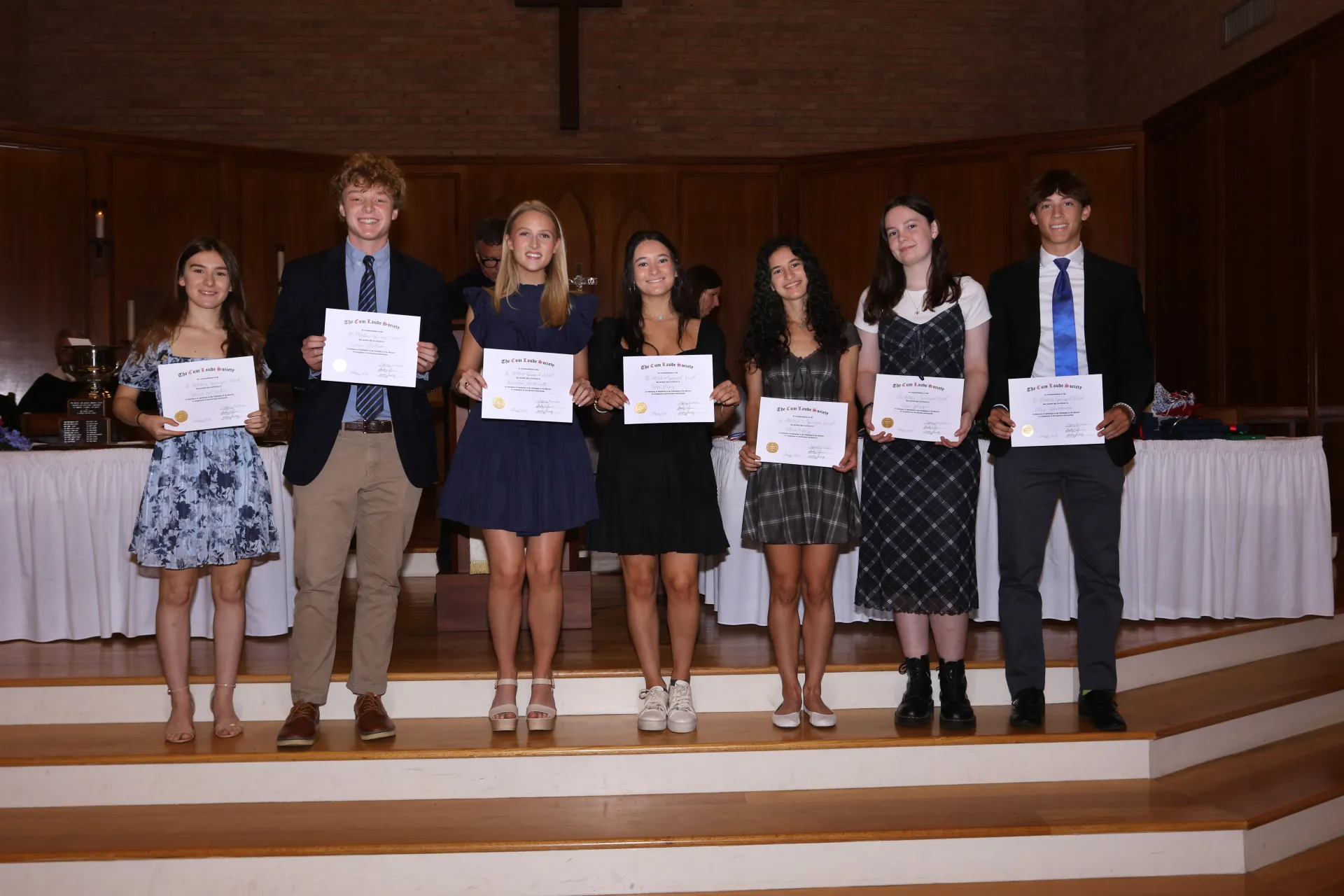 Upper School Awards Ceremony Honors Achievements in Academics, Leadership, Arts, Athletics, and Character