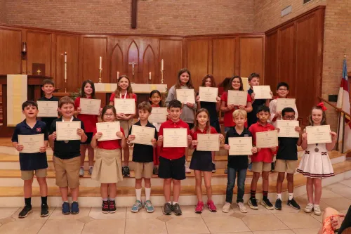 Celebrating Excellence in Reading, Creativity, and Character at Lower School Awards Chapel