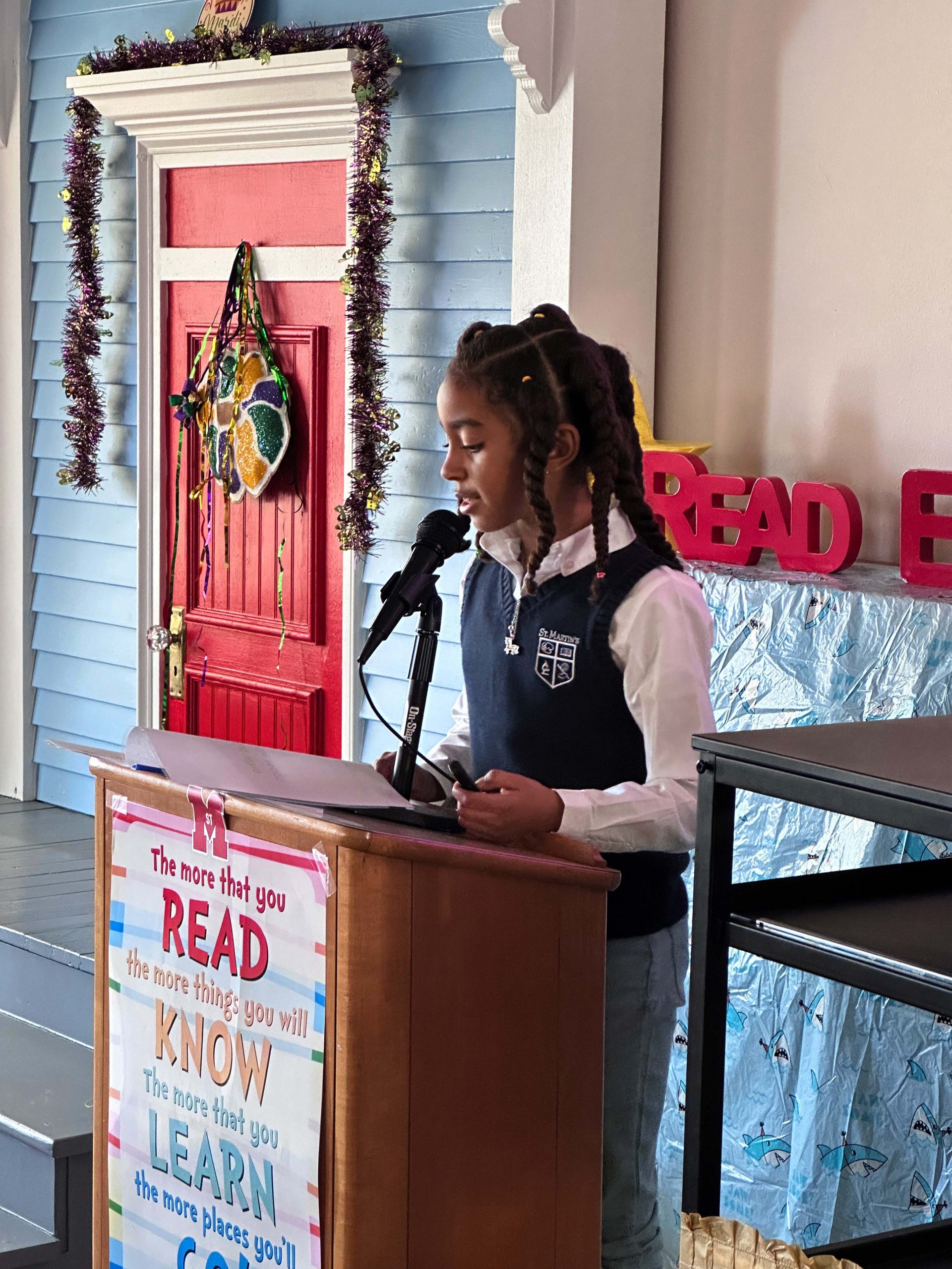 Fourth Graders Present Book Reports in "Shark Tank" Style