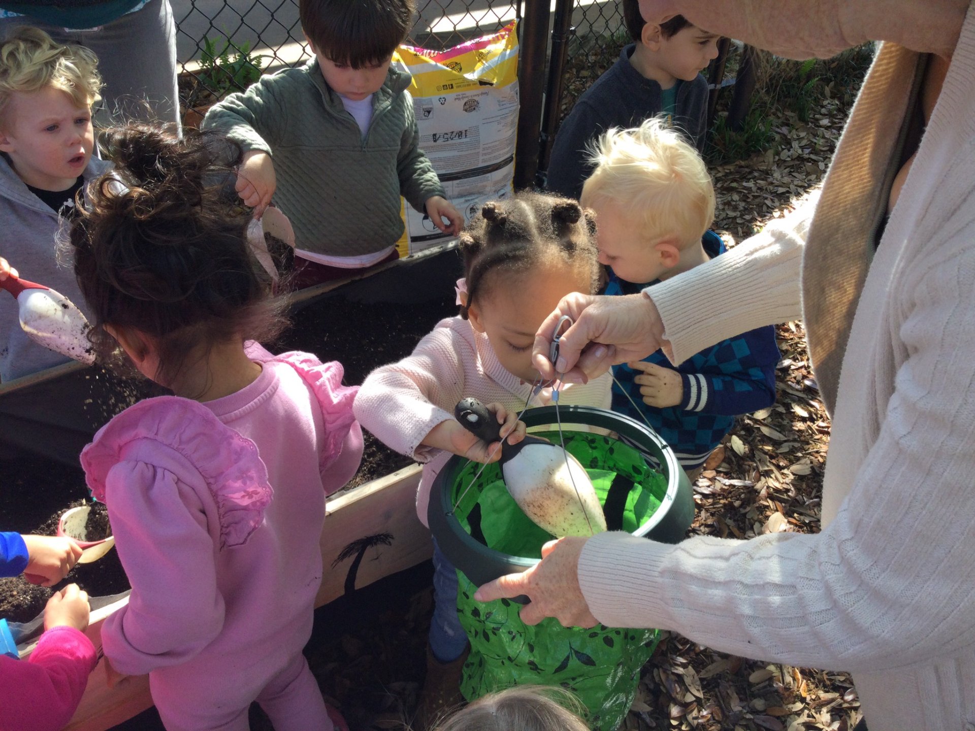 Two-Year-Olds Explore Plants and Flowers