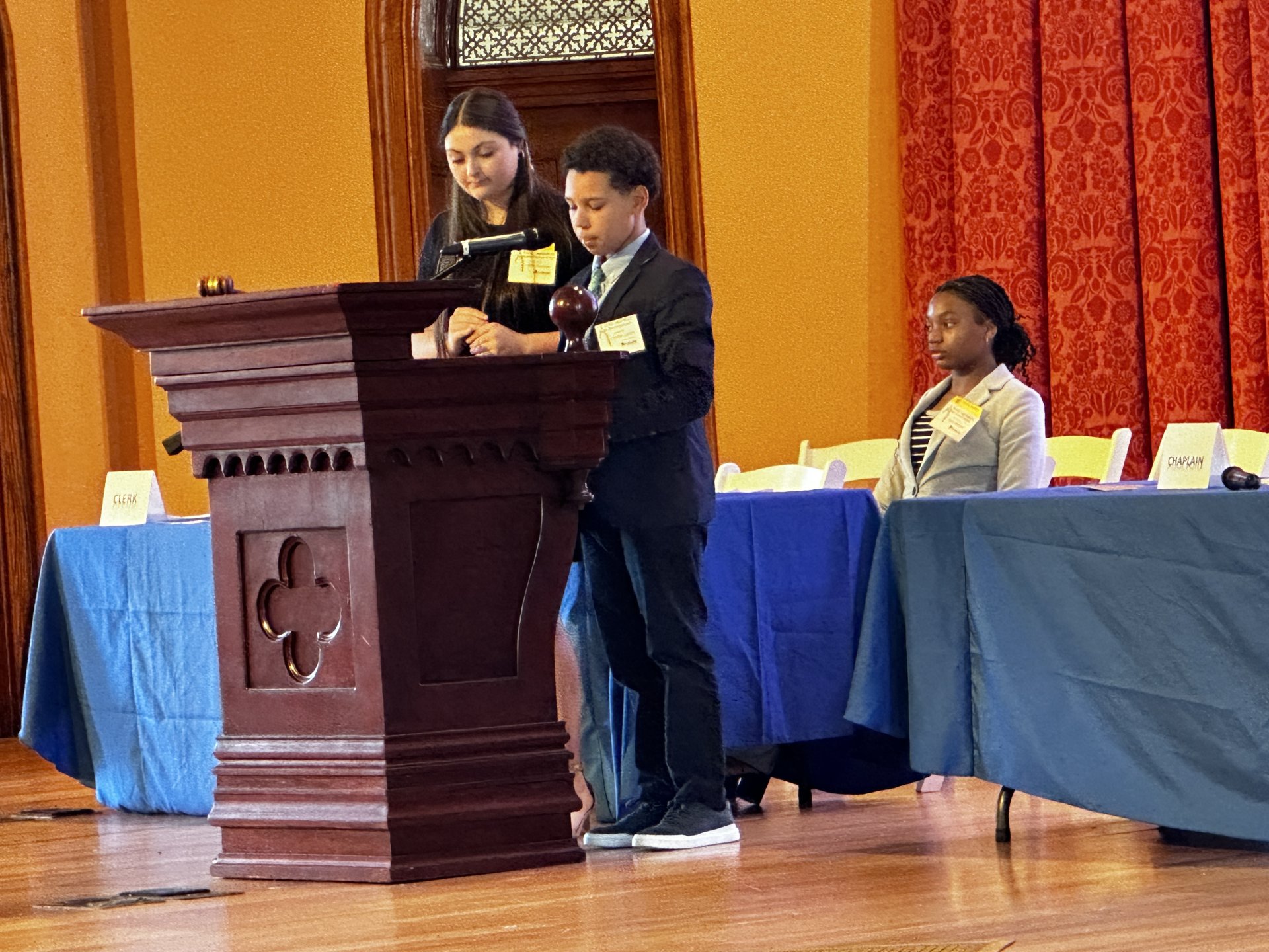 Seventh Graders Participate in Youth Legislature