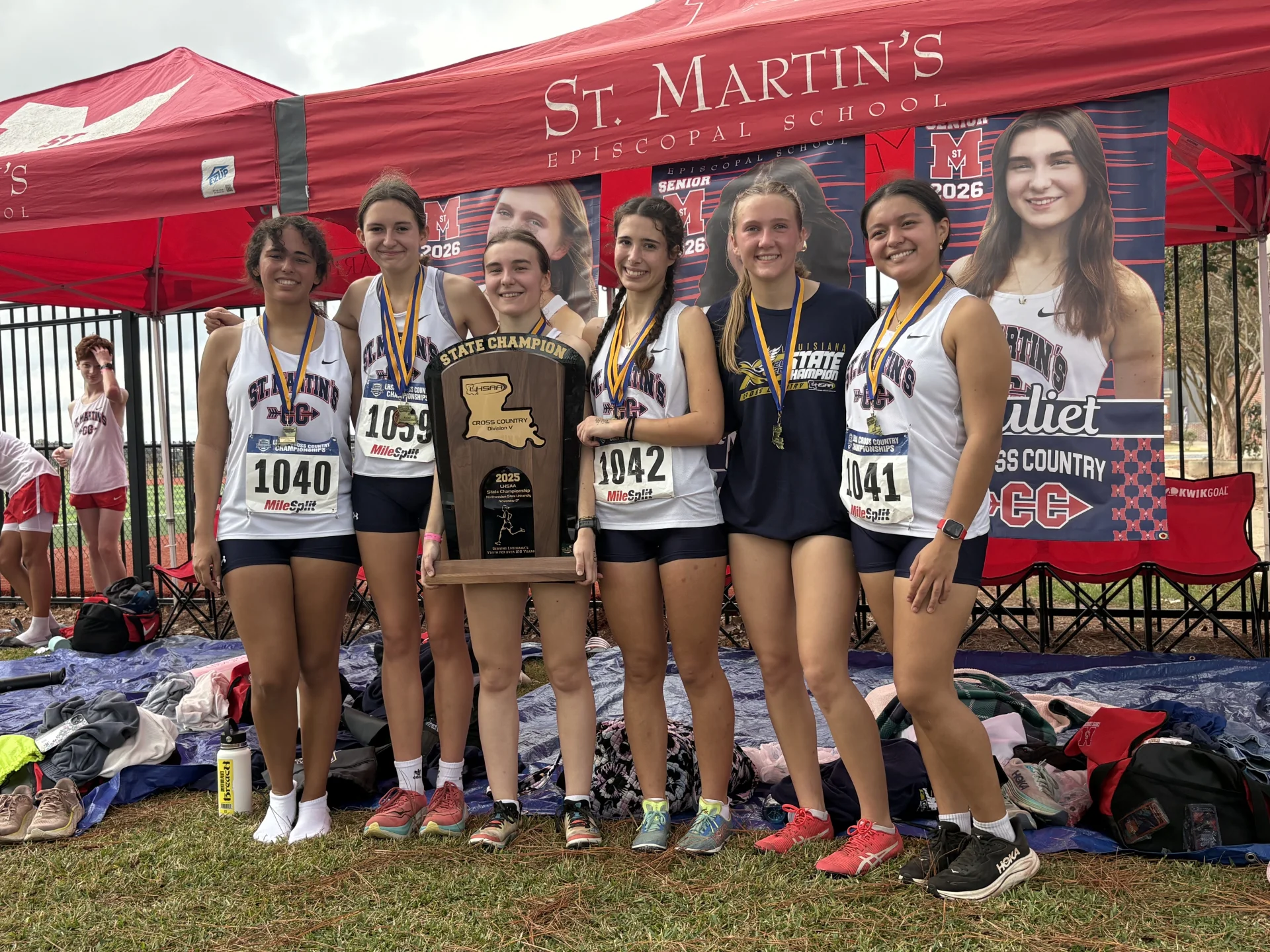 St. Martin’s Girls’ Cross Country Team Wins State Championship in Dominant Finish
