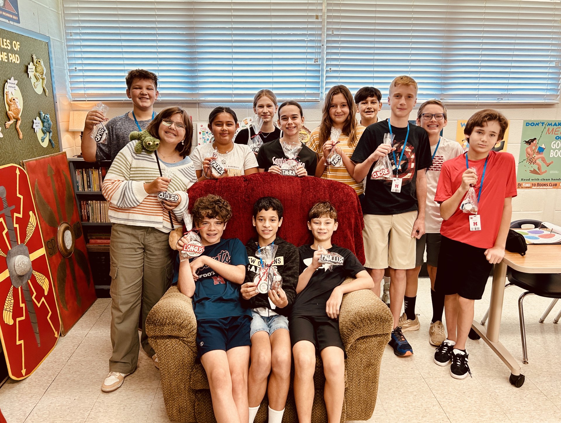 Middle School Latin Class Steeped in Tradition