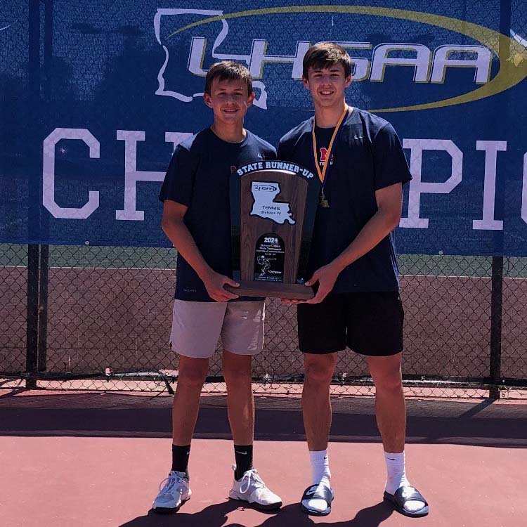 Tennis Team is State Runner-Up, Jophie Laforge ’24 Boys’ Single Champion