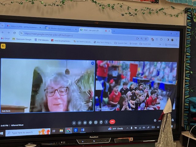 First Grade Video Chats with Iditarod Volunteer