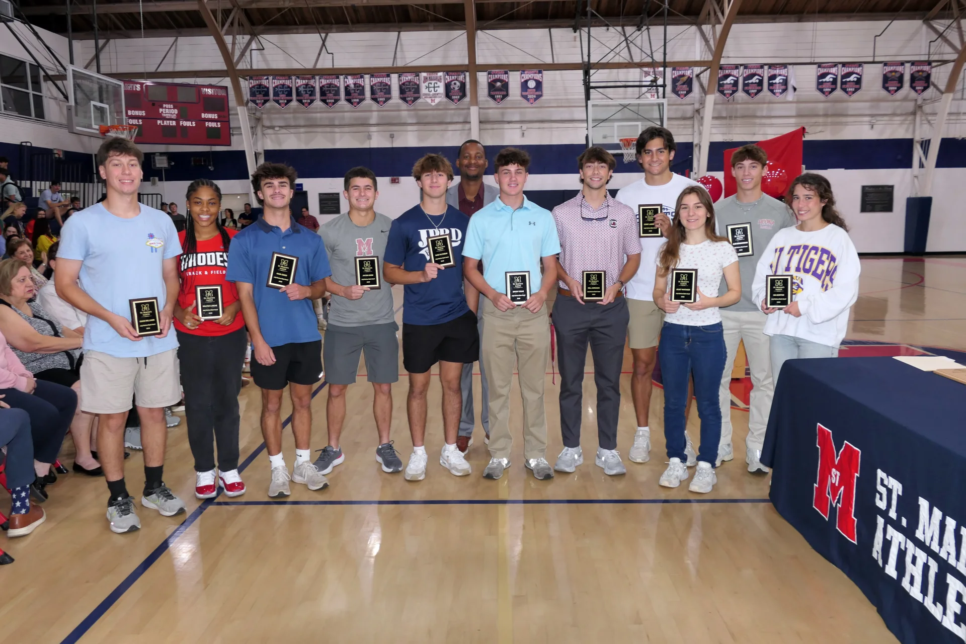 Spring Athletes Recognized at May Athletic Awards Ceremony